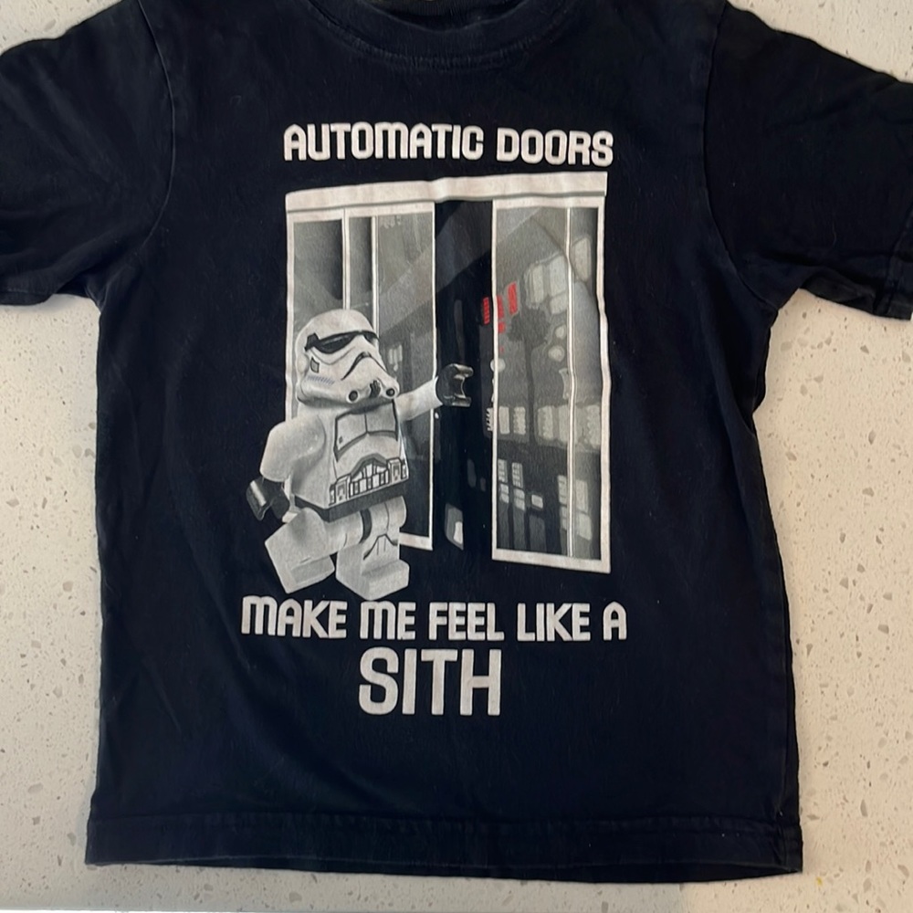 Boys LEGO Star Wars Crew Neck Short Sleeve Tee Tshirt Storm Trooper size XS